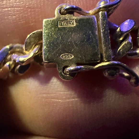 Gold Plated Silver St. Michael 2.5 “ Moissanite pendant, Chain IS NOT INCLUDED - Picture 6 of 11